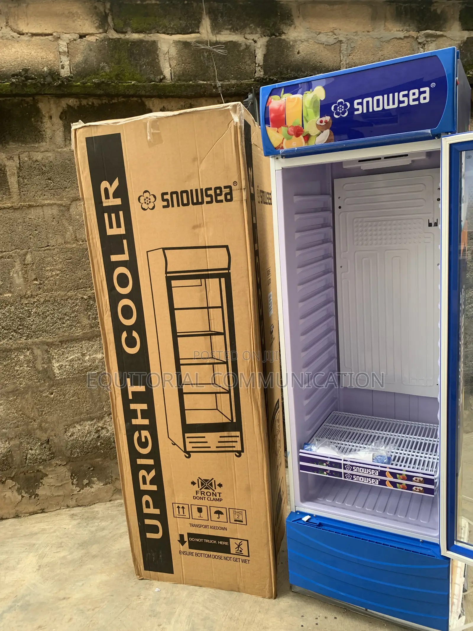 500L SNOWSEA Supermarket Glass Chiller