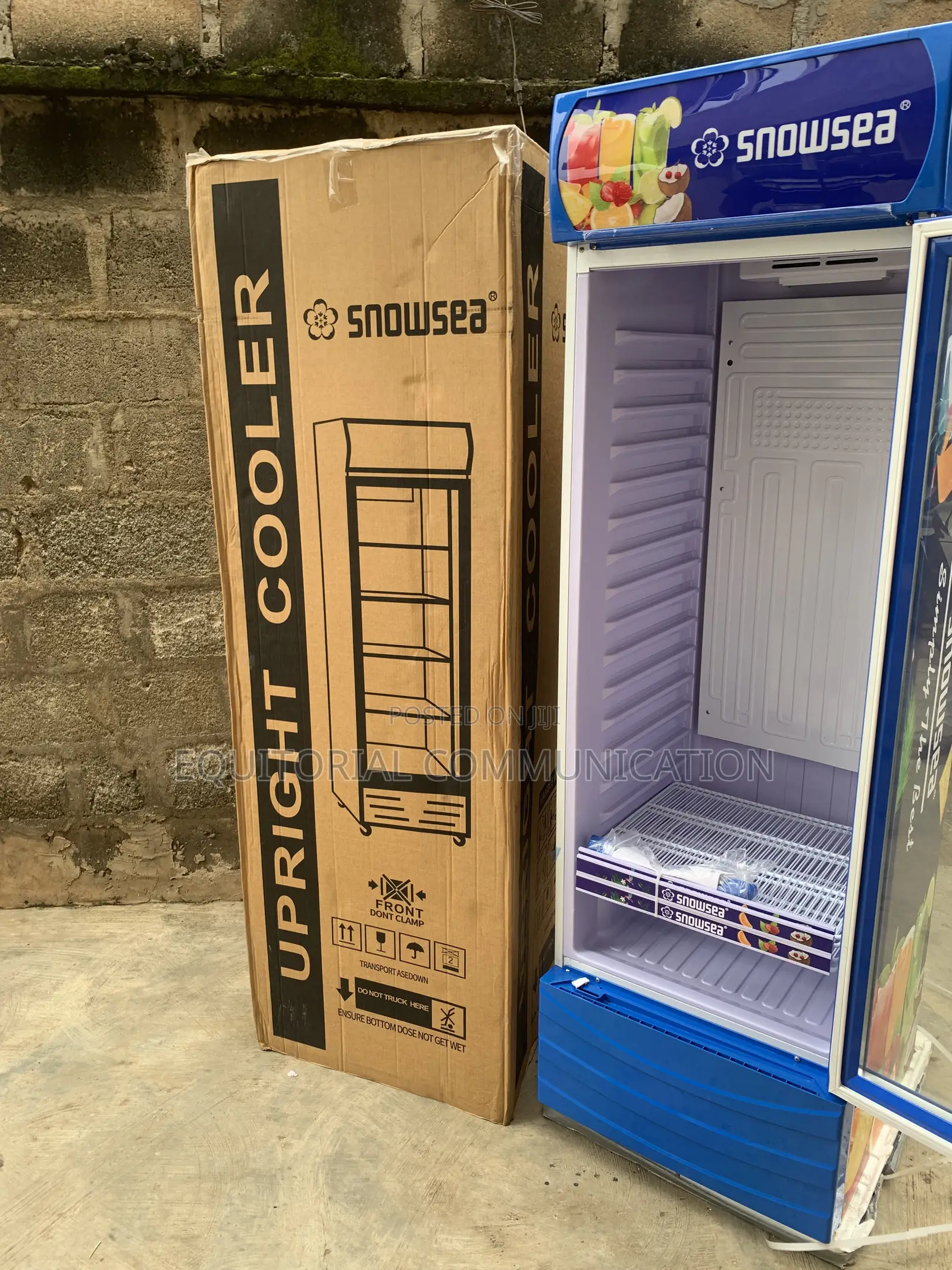 SNOWSEA Upright Showcase Cooler for Business LC-500W 500L