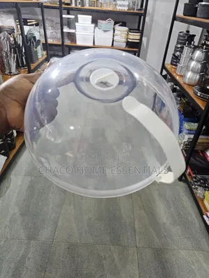 Anti-Splatter Microwave Food Cover With Handle Vent