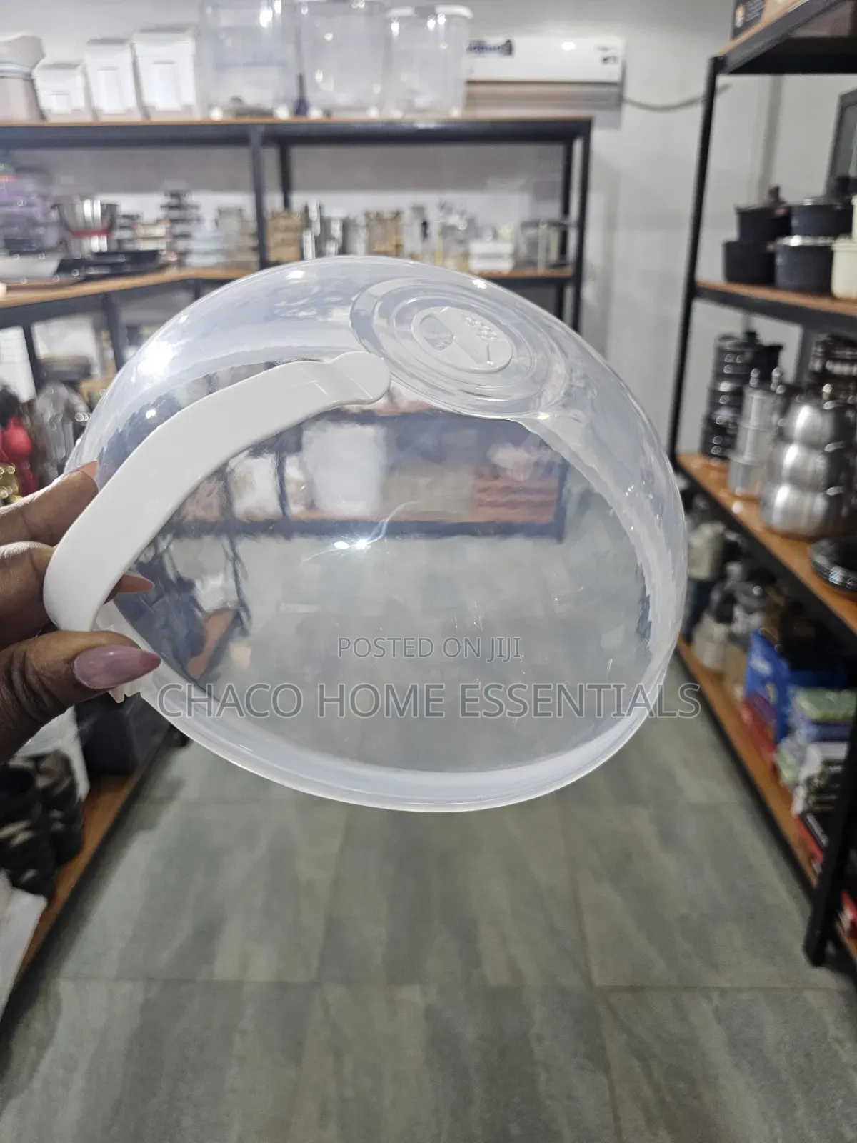 Anti-Splatter Microwave Food Cover With Handle Vent