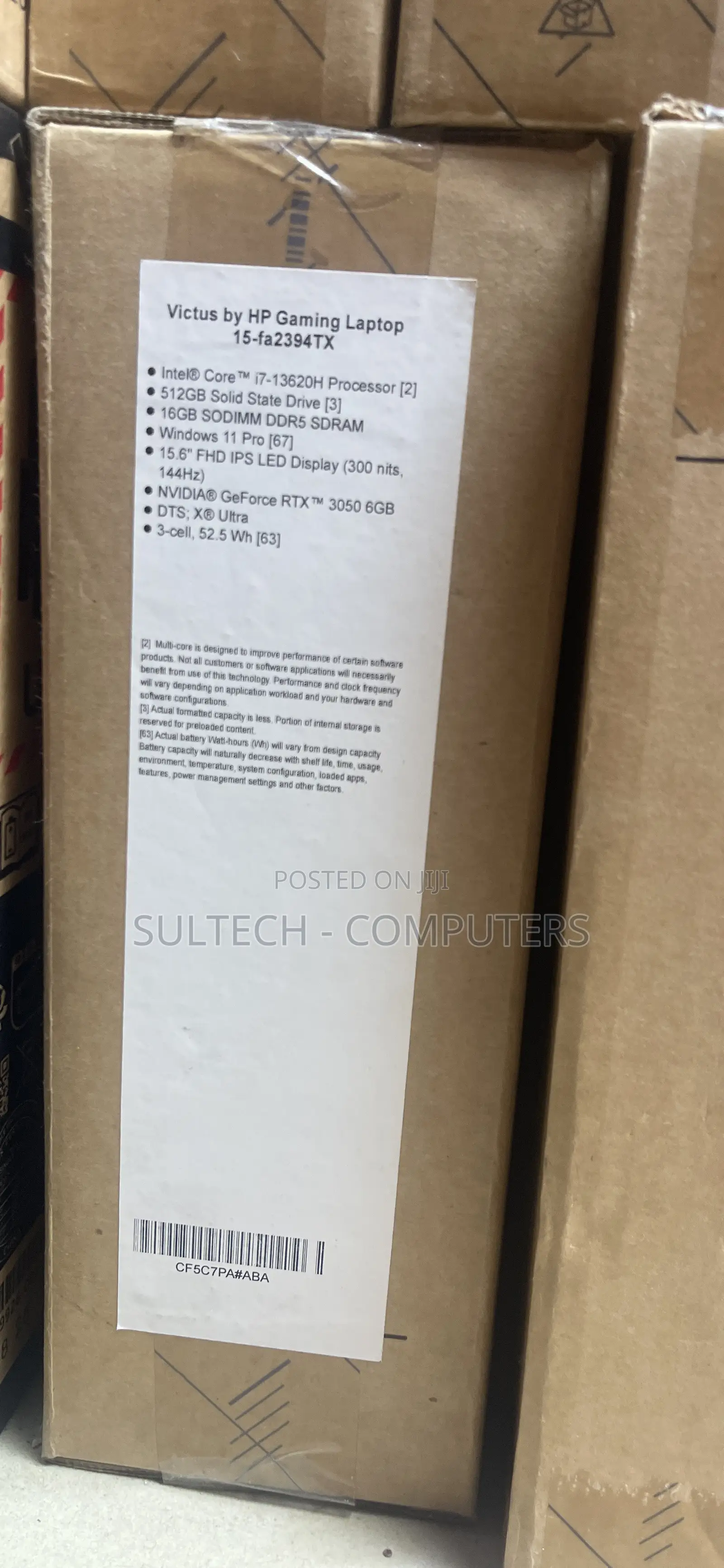 New Laptop HP Victus 15 16GB Intel Core i7 SSD 512GB