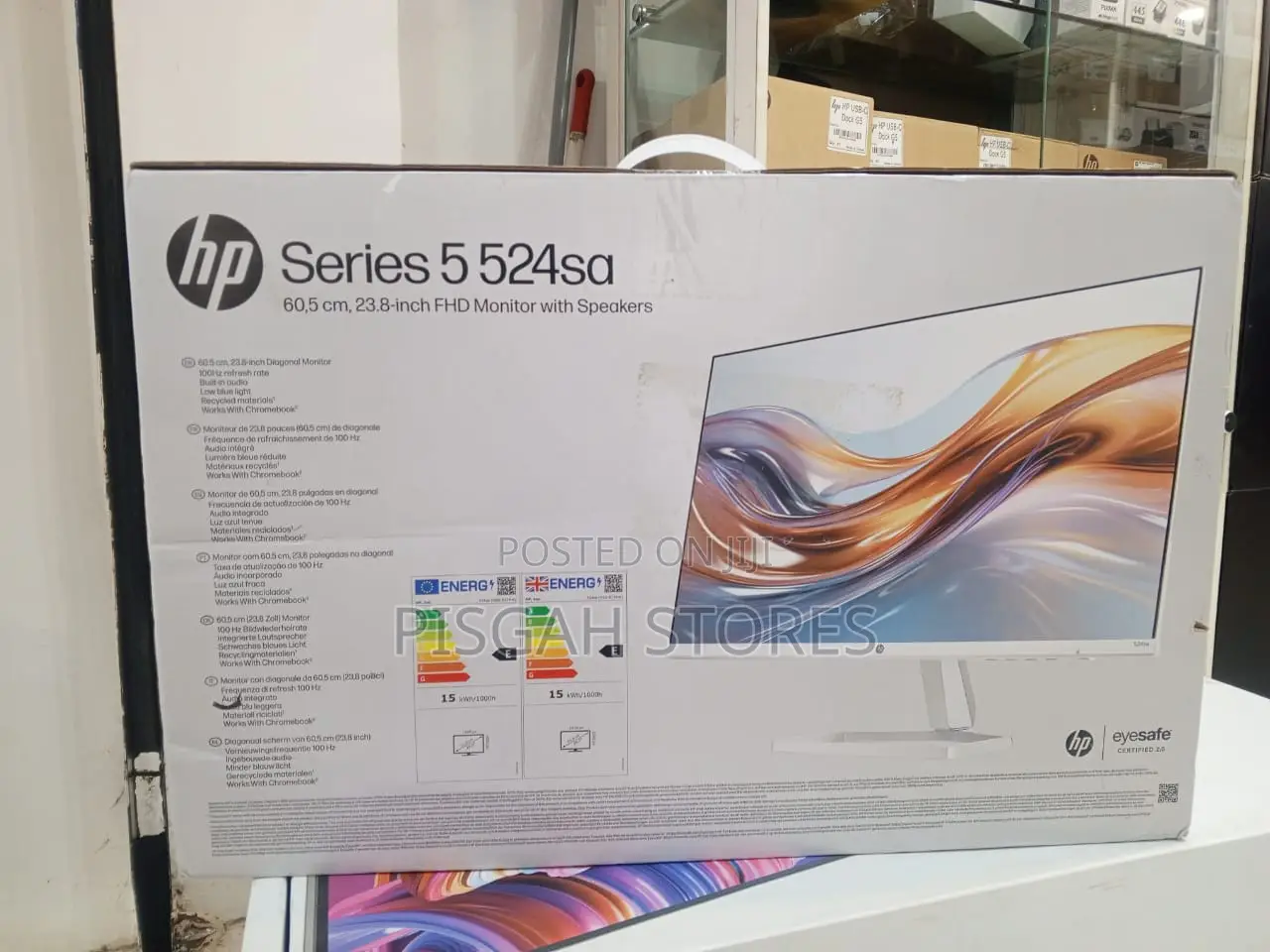 HP Series 5 524sa FHD Monitor With Speakers