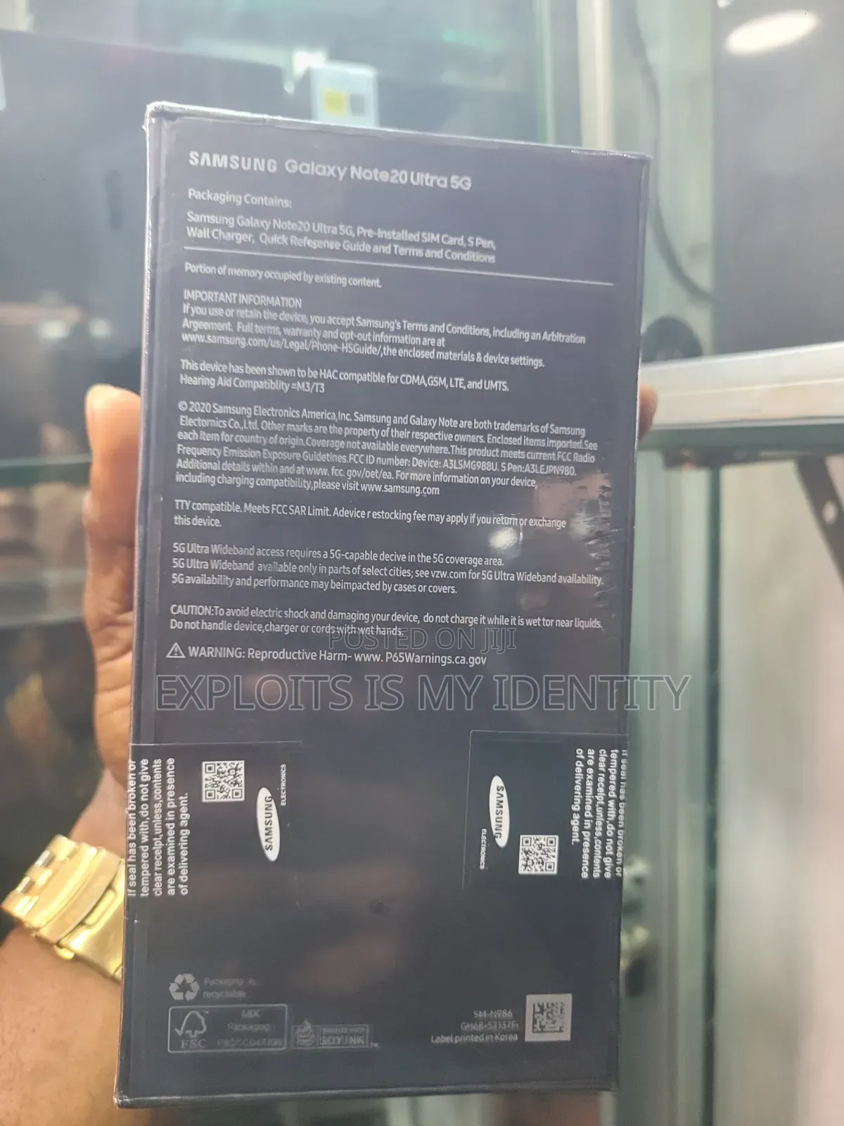 New Samsung Galaxy Note 20 Ultra 512 GB Black