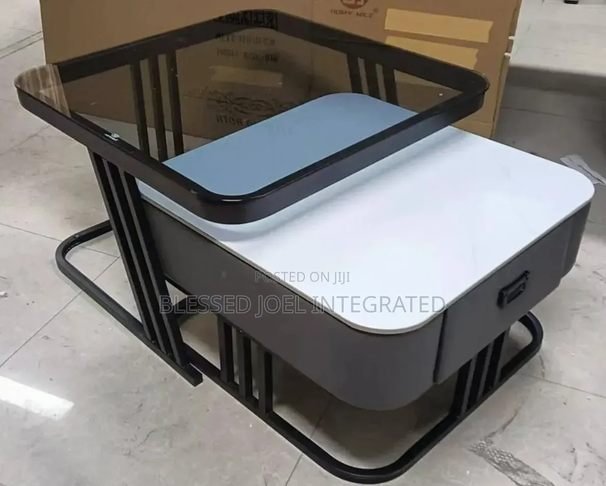 2 in 1 Glass and Mabel Center Table