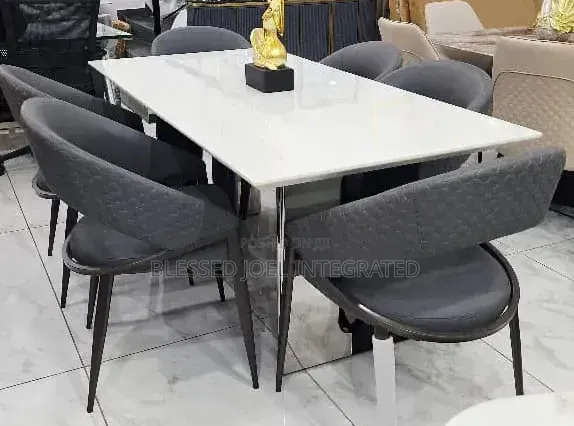 Dining Table Set With Back Chairs