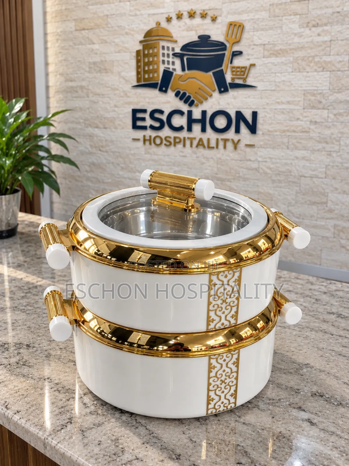 Luxury Insulated Food Warmers With Transparent Lids 2pcs