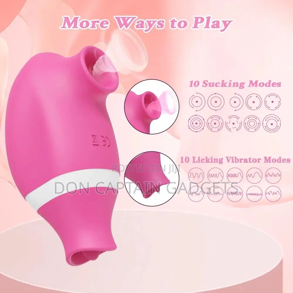 2-in-1 Clitoris Sucking Vibrator for Women Sucking Licking Stimulation