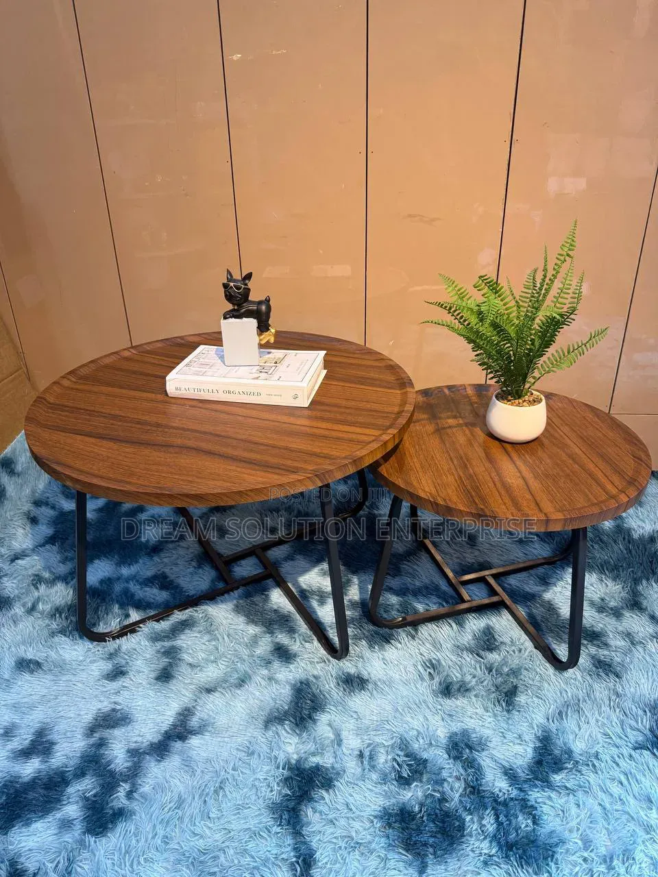 Quality 2 in 1 Wooden Top Center Table