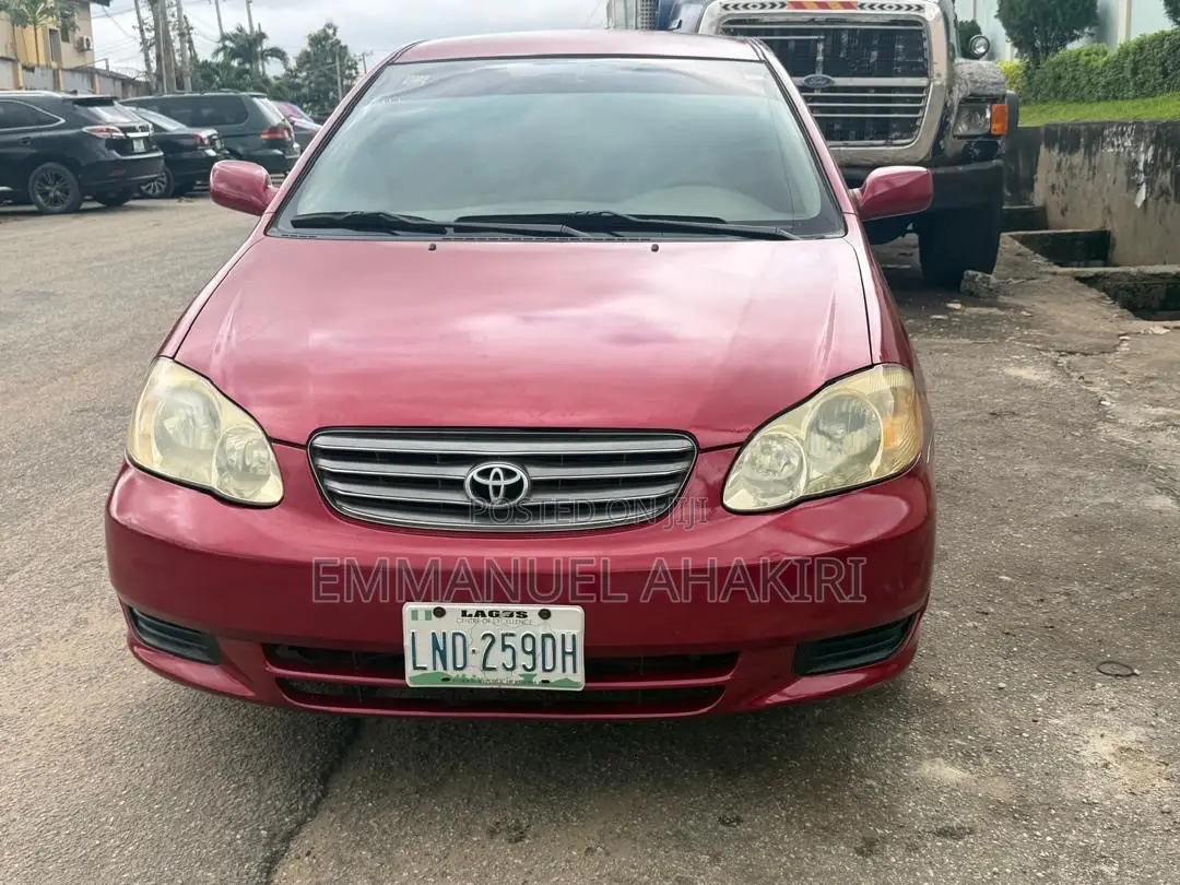 Toyota Corolla 2003 Red