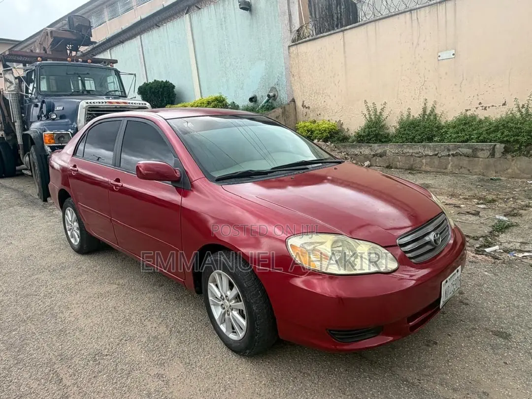 Toyota Corolla 2003 Red