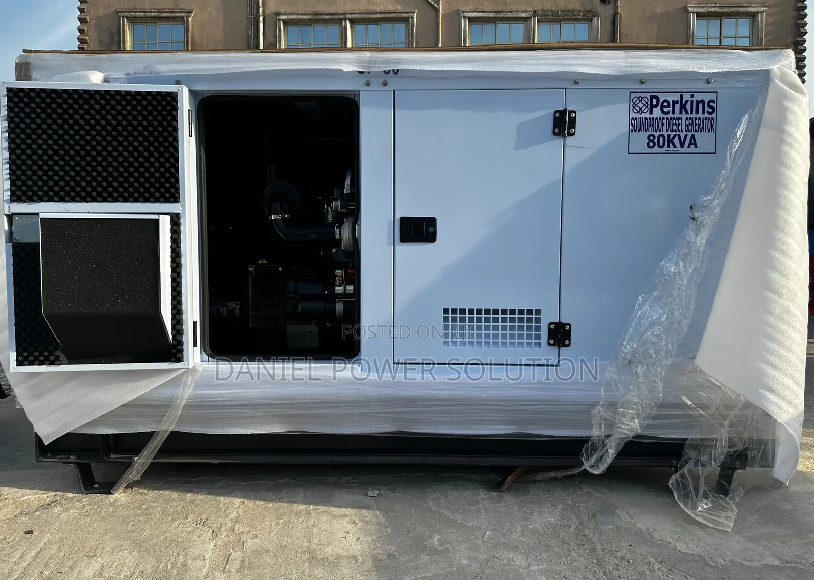 80kva Perkins Sp-80 Soundproof Diesel Generator