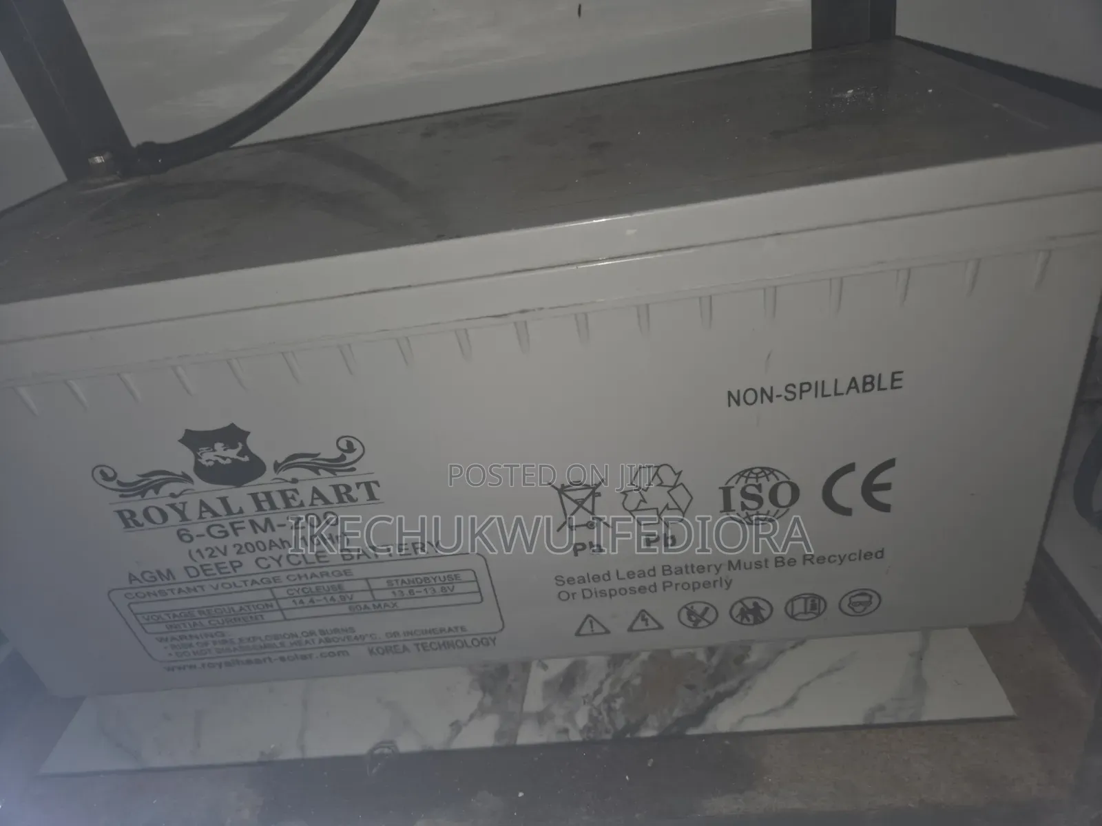 2 Royal Heart 200ah Battery