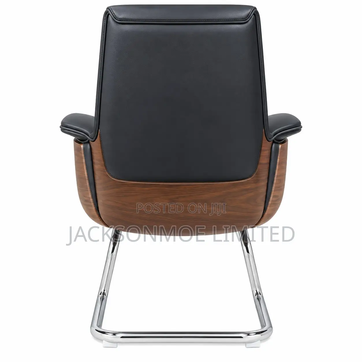 Premium Executive Visitor Chair – Black Leather