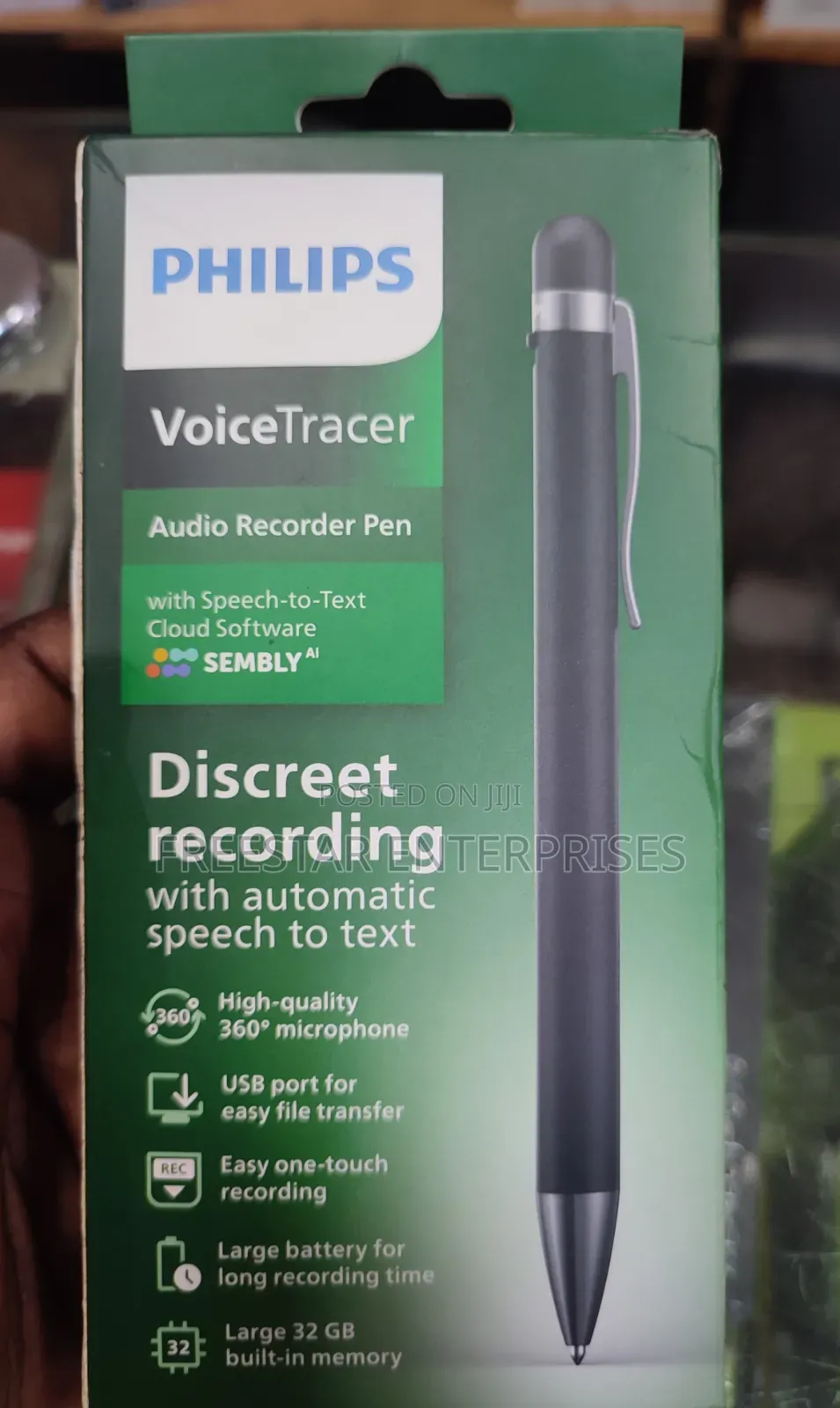 Philips VoiceTracer Audio Recorder Pen