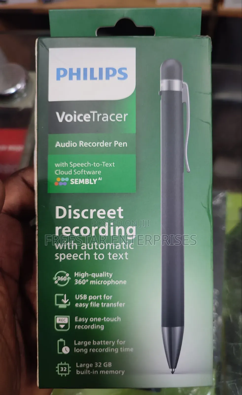 Philips VoiceTracer Audio Recorder Pen