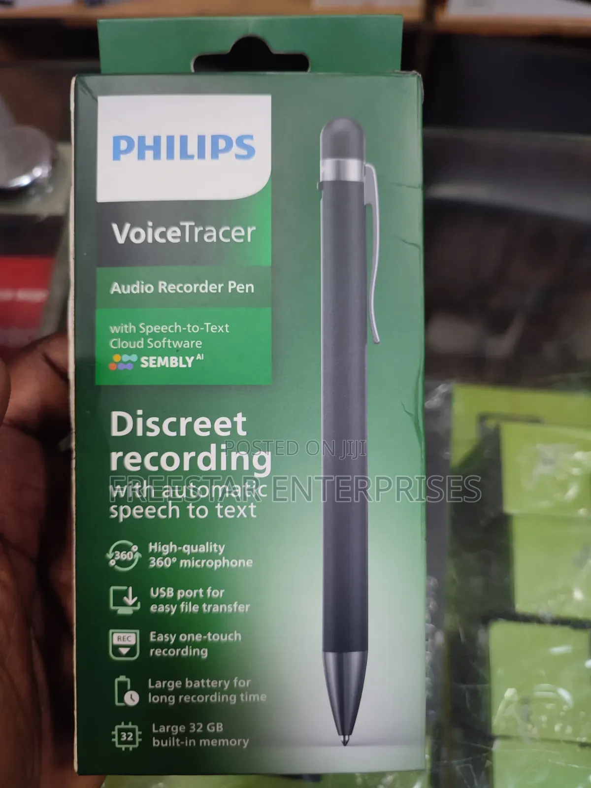 Philips VoiceTracer Audio Recorder Pen