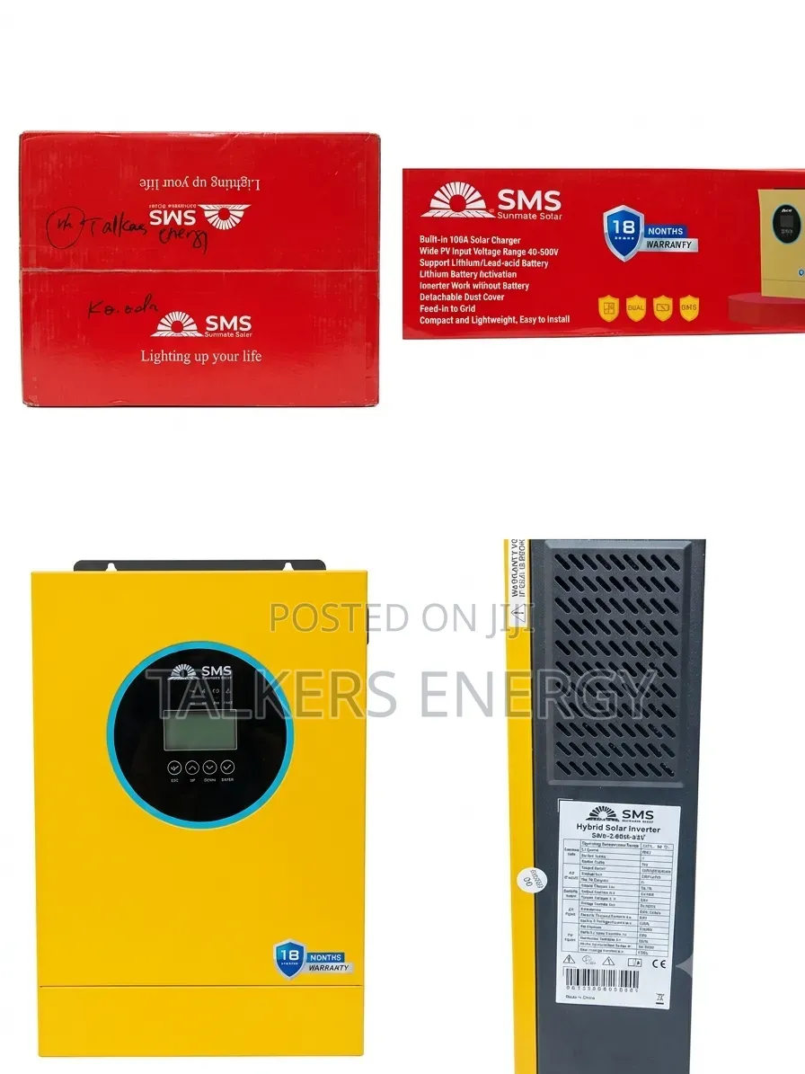 SMS Sunmate Solar 3.6KW 24V Hybrid Solar Inverter (Pure Sine Wave)