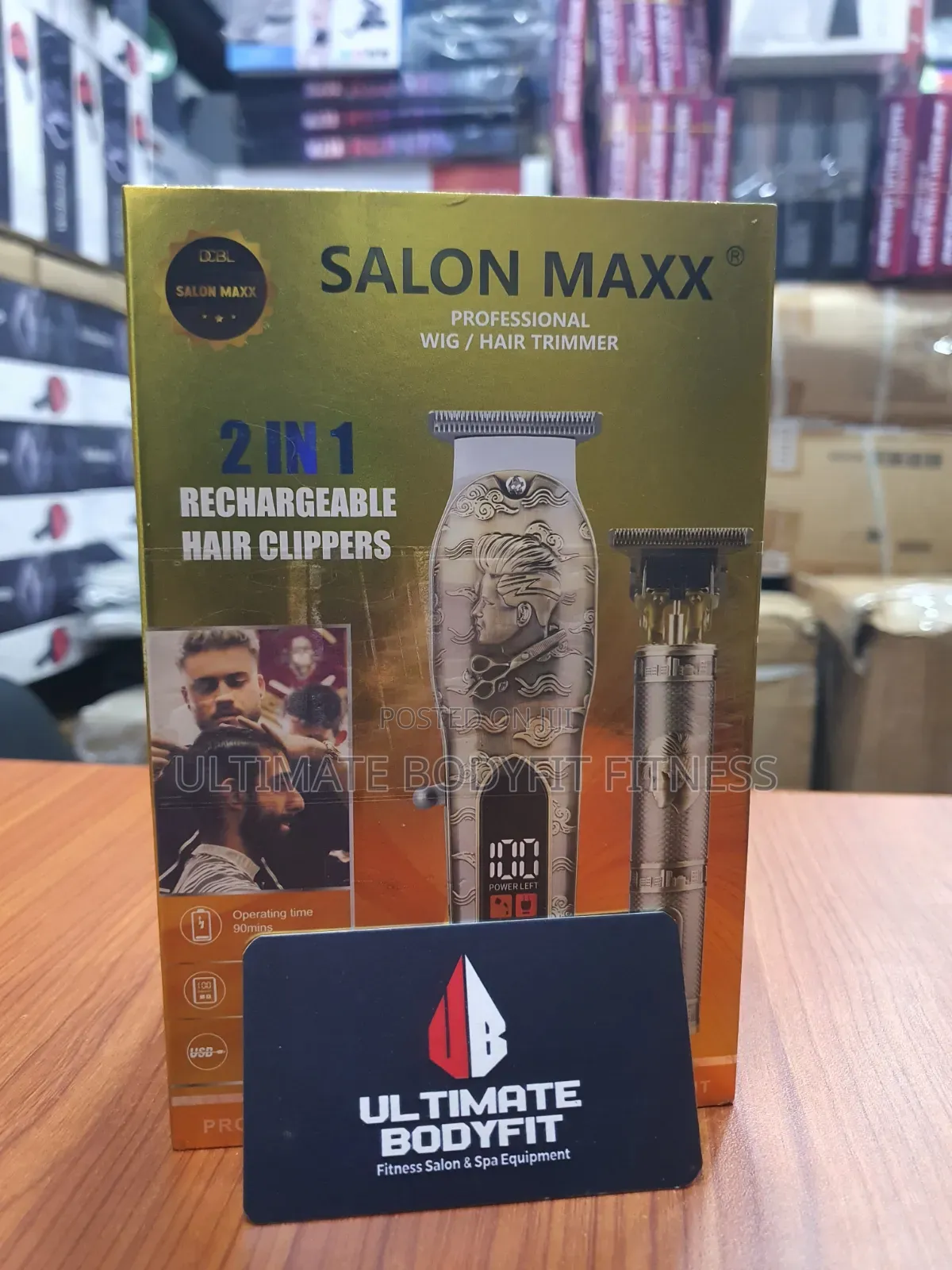 Brand New Salon Maxx 2in1 Rechargeable Hair Clippers SM003