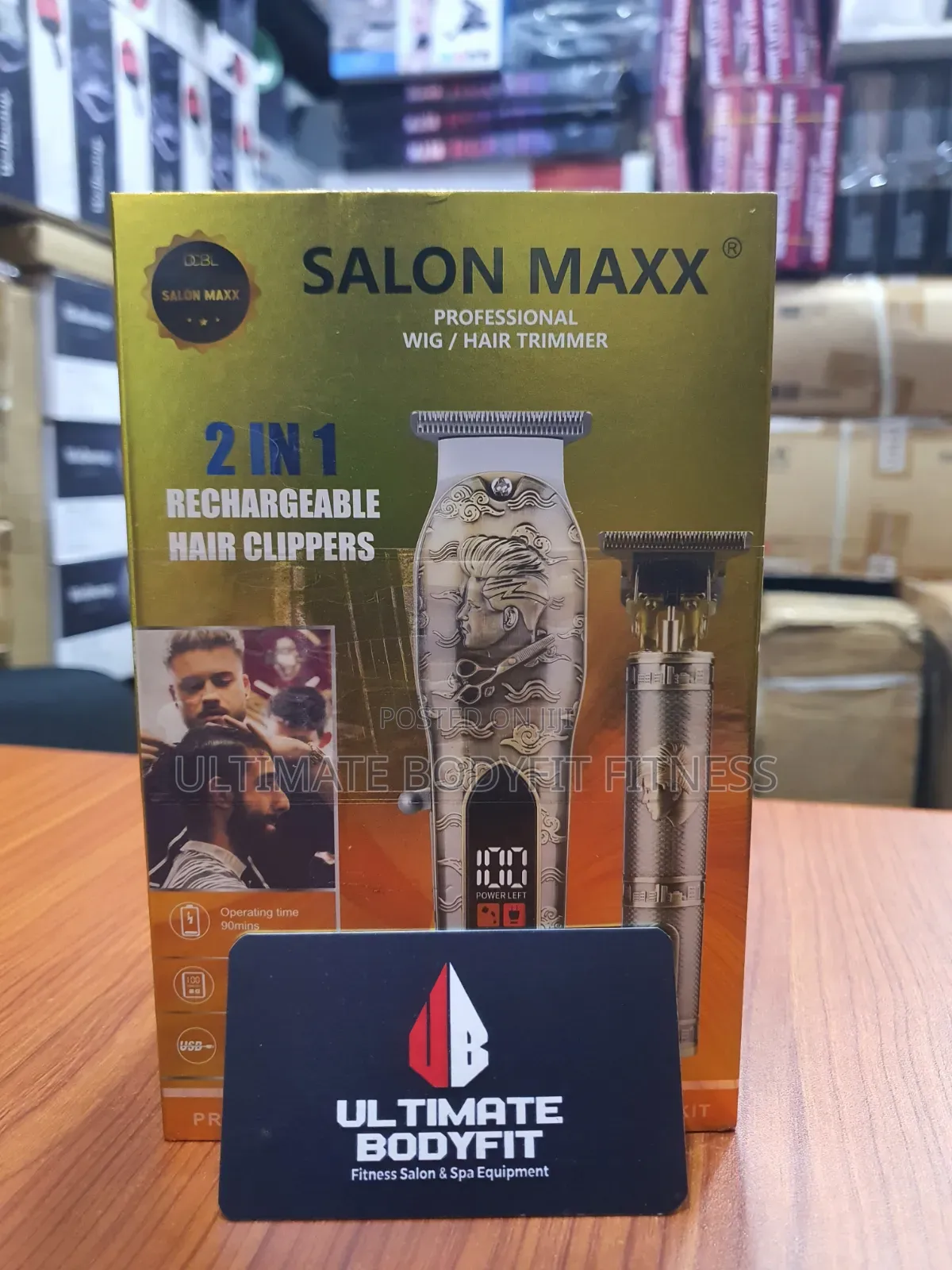 Brand New Salon Maxx 2in1 Rechargeable Hair Clippers SM003