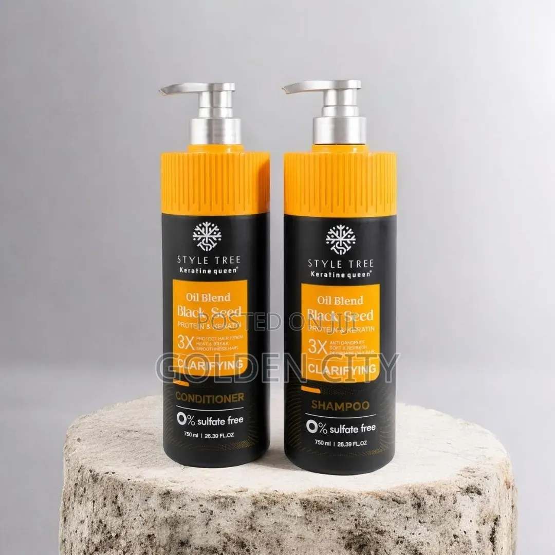 Style Tree Queen Black Seed Oil Keratin Shampoo Conditioner