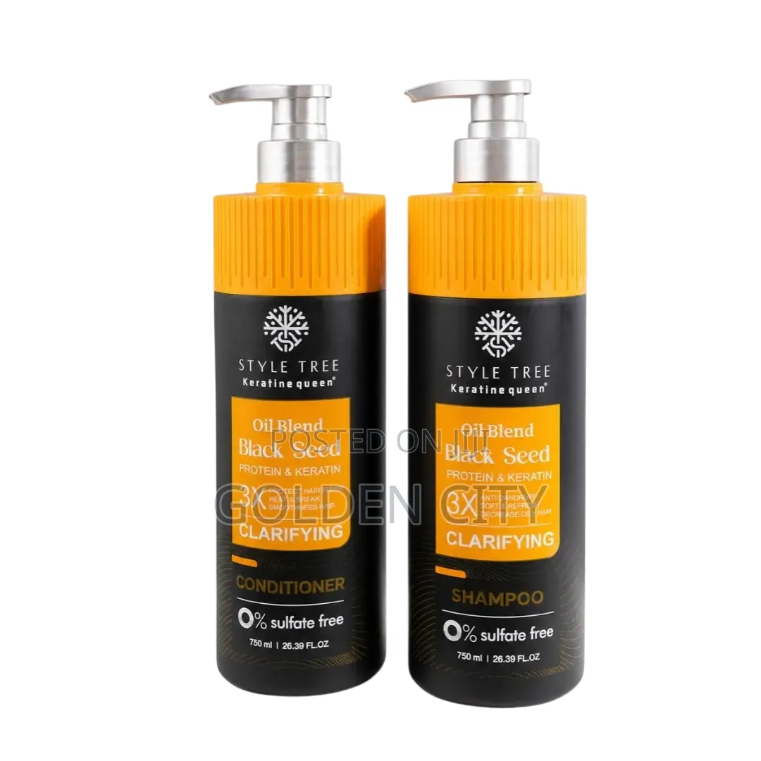 Style Tree Queen Black Seed Oil Keratin Shampoo Conditioner