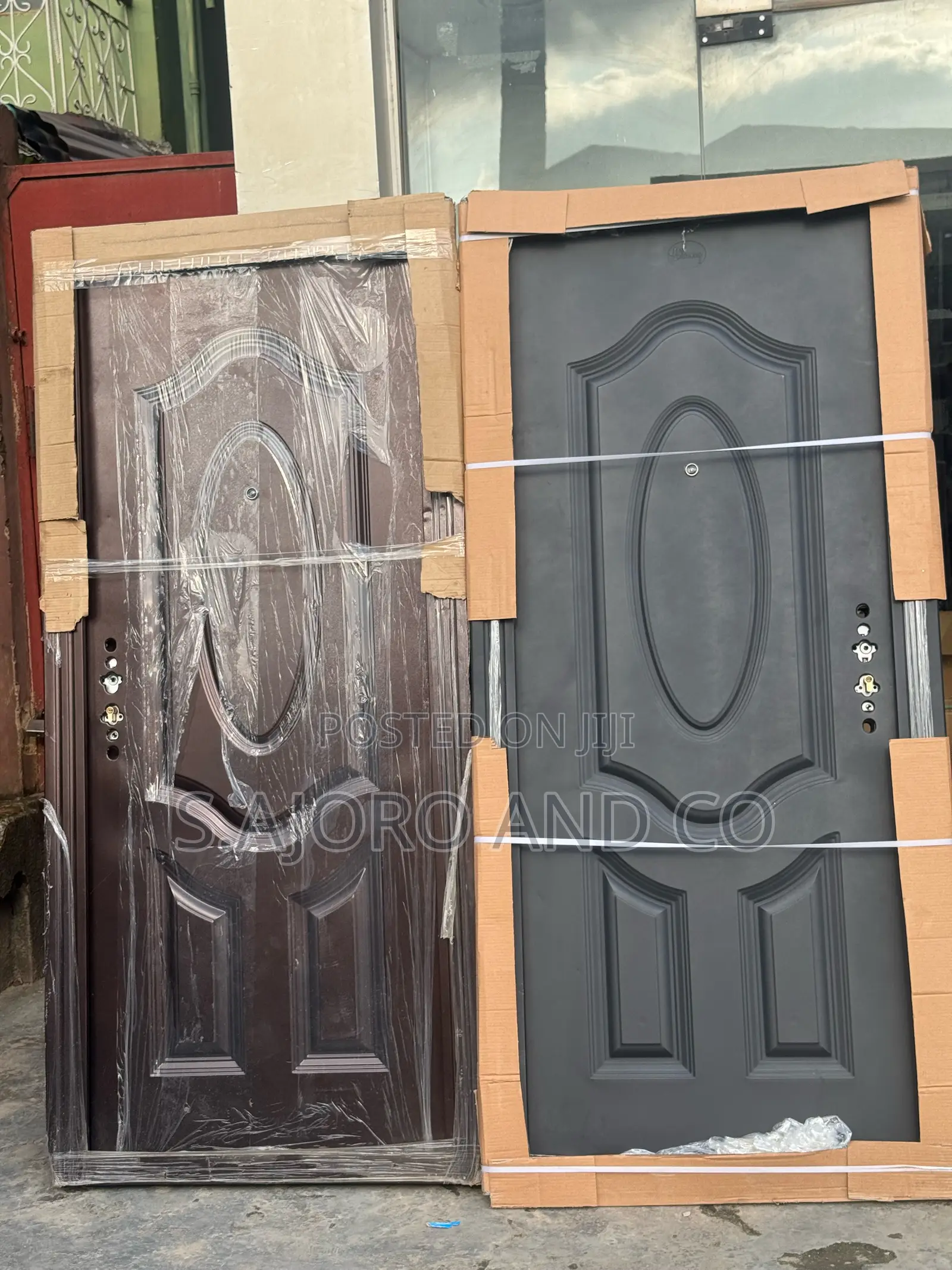 Harmony Security Steel Door; 3ft Room Door Available in Brown White
