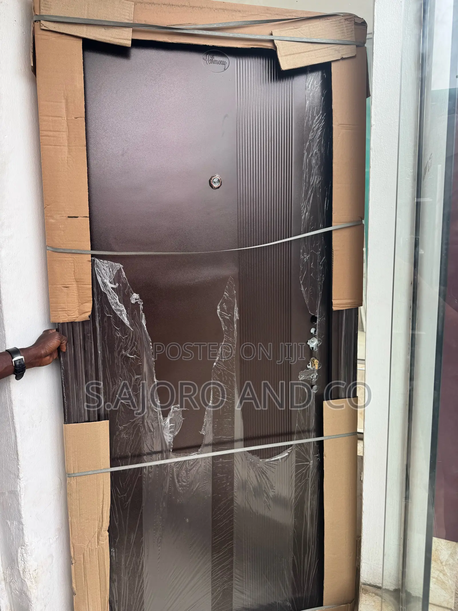 Harmony Security Steel Door; 3ft Room Door Available in Brown White