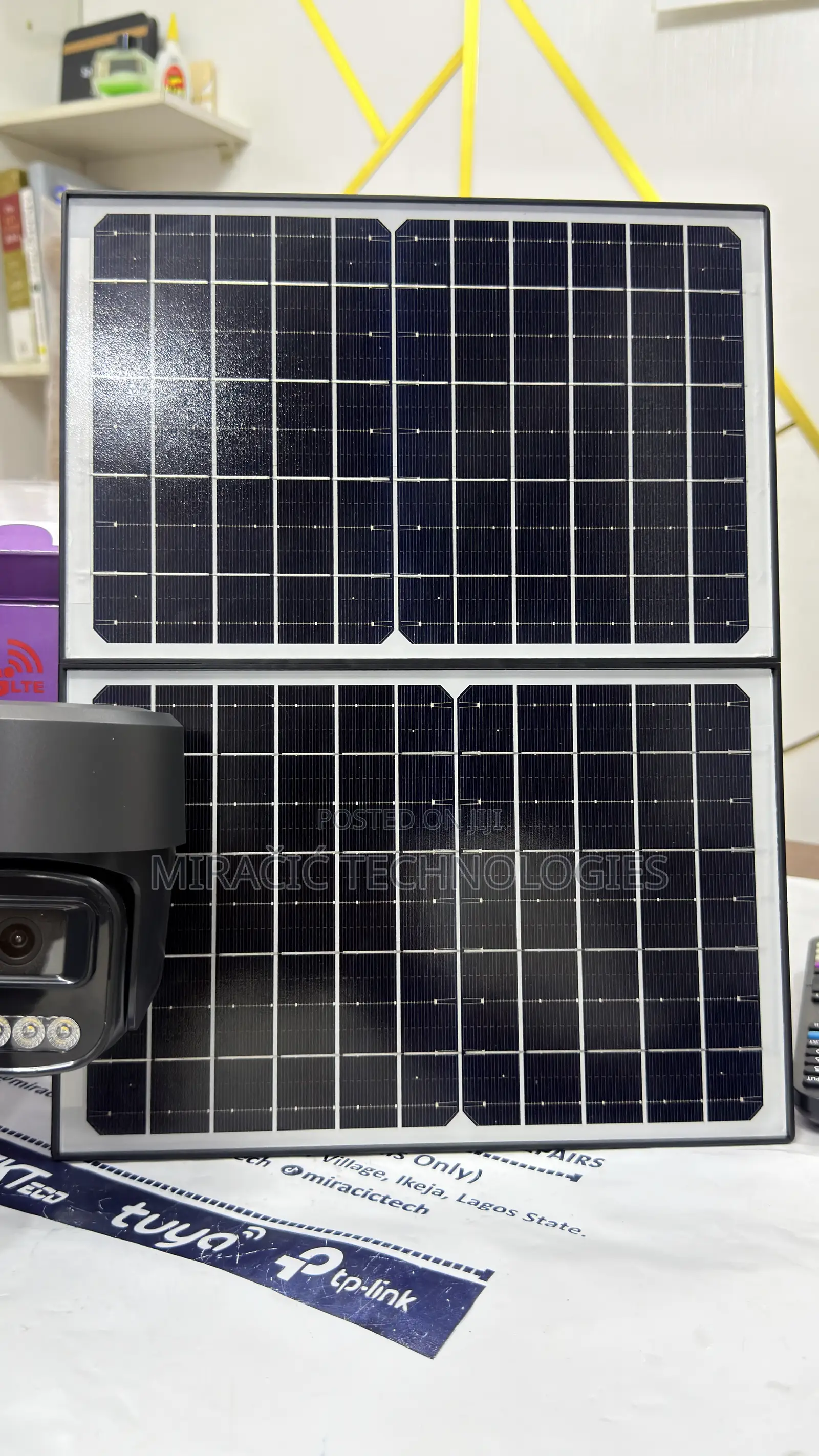 UBOXPro 3 Lens Solar CCTV Camera 12MP