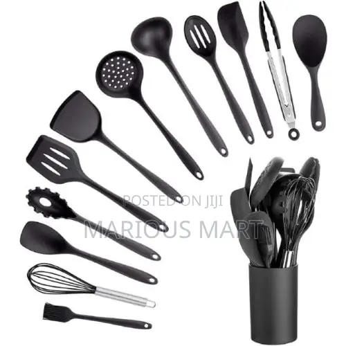 12 Pieces Silicon Spoon