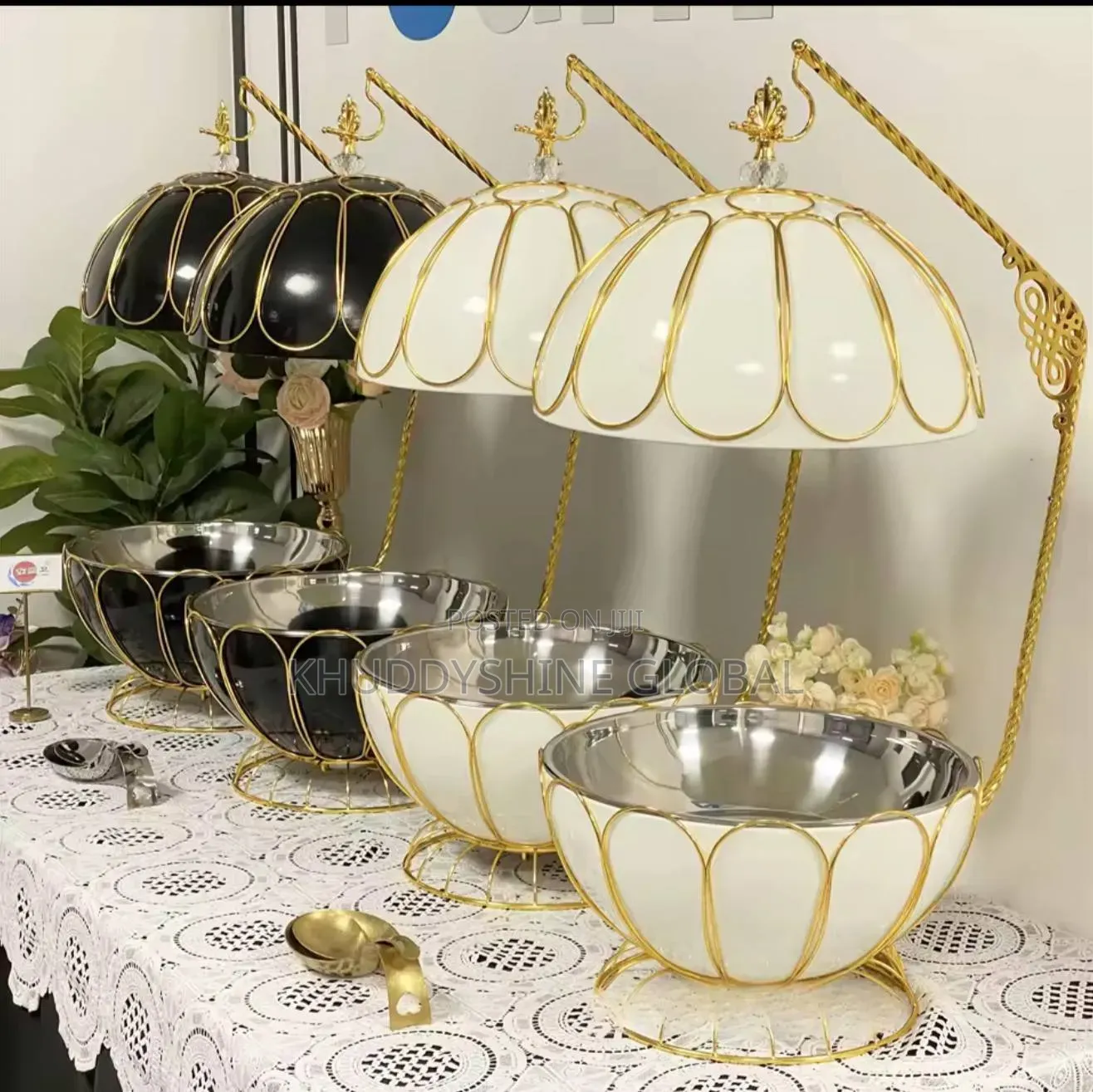 8liters Elegant Hotel Buffet Food Insulator Set – Wedding Tableware