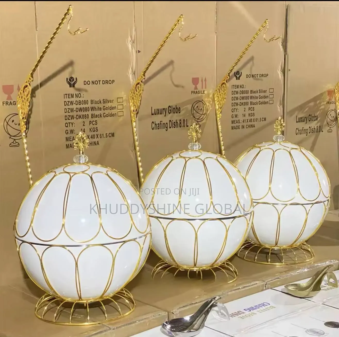 8liters Elegant Hotel Buffet Food Insulator Set – Wedding Tableware