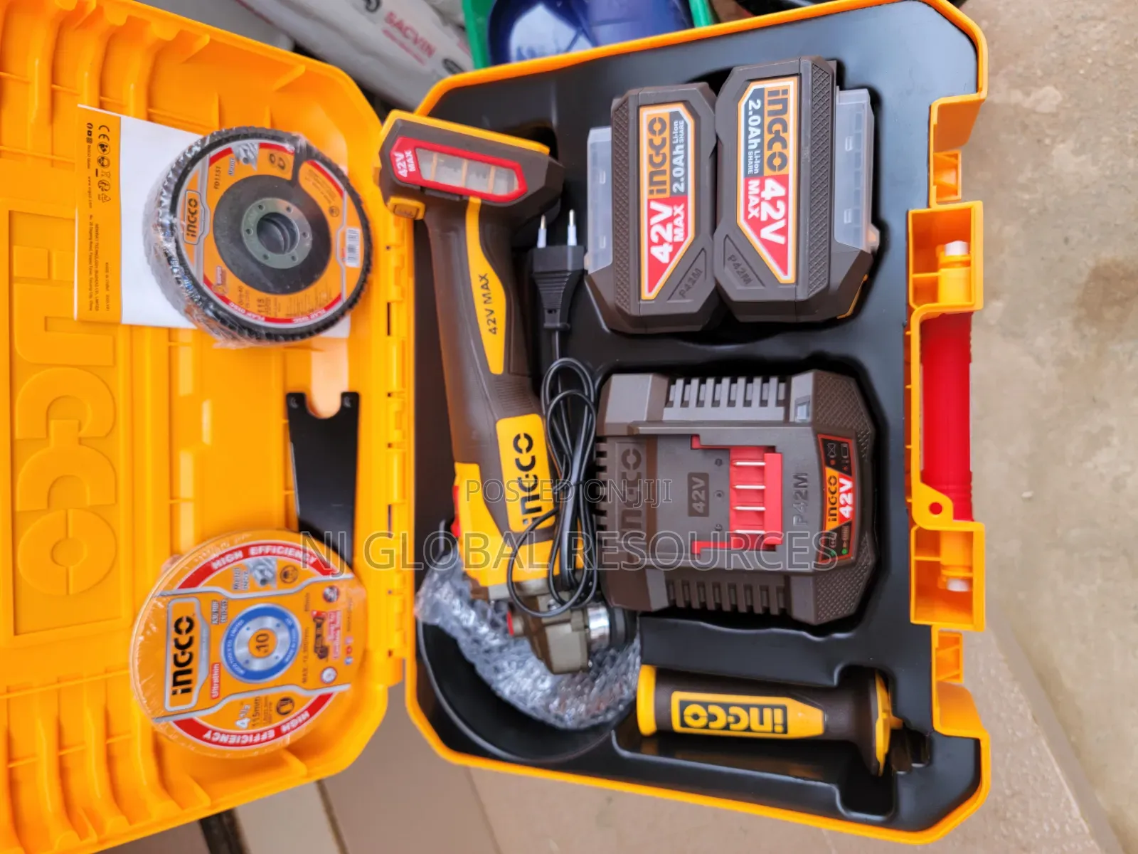 42v Cordless Angle Grinder 1080 Ingco