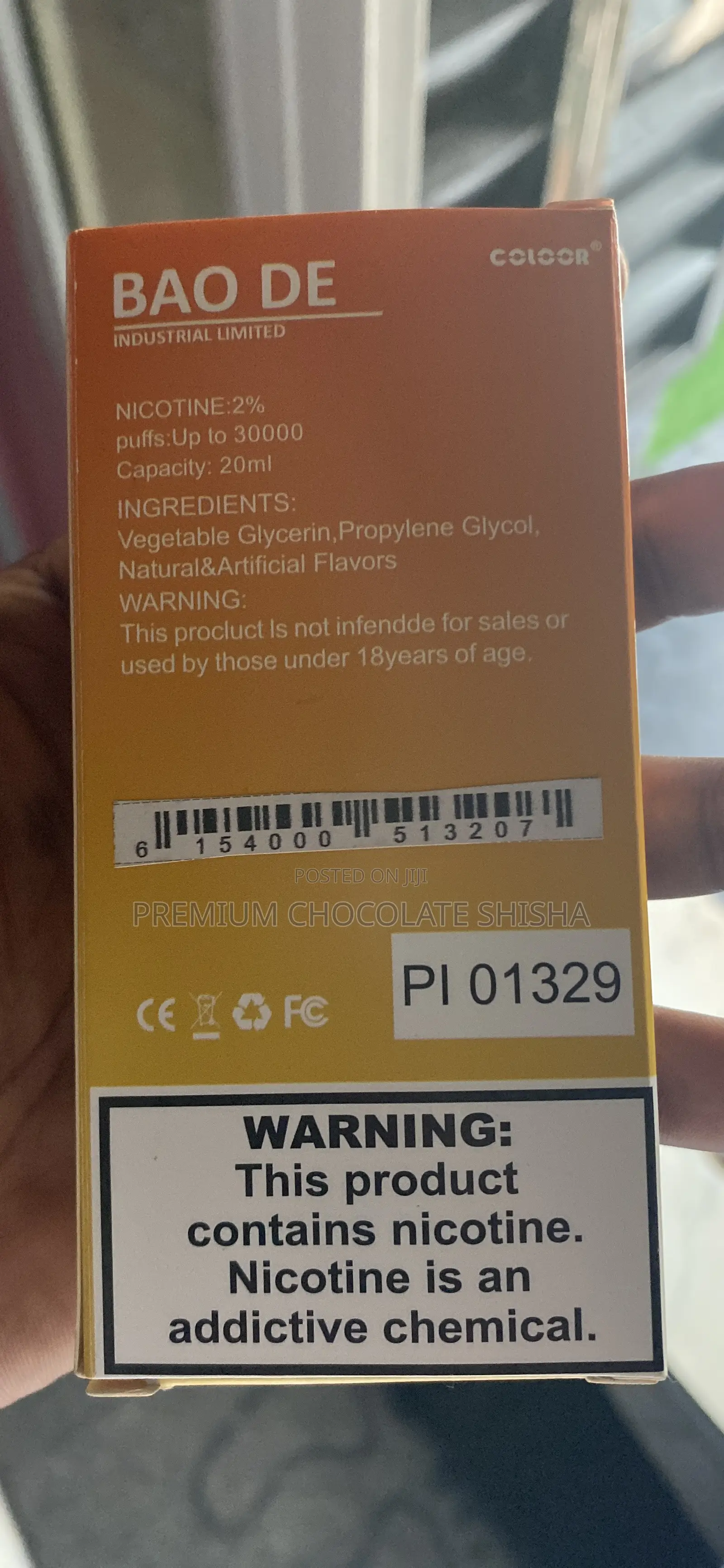 Baode Puffs Vape | 2% Nicotine | Sweet Strong Flavor