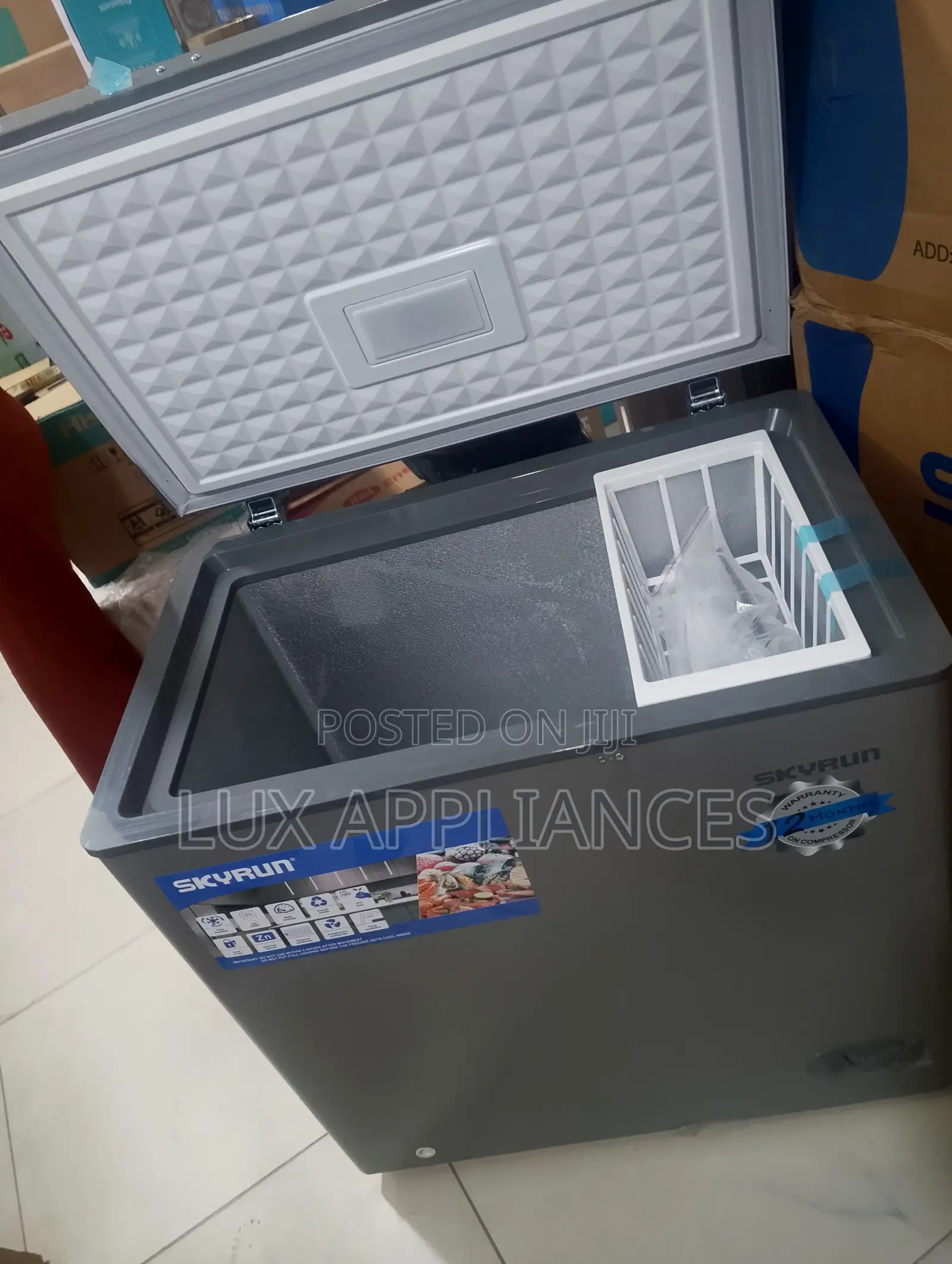 SKYRUN BD-155HW Compact 155L Chest Freezer