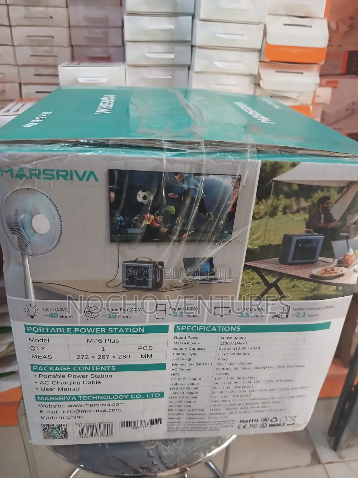Marsriva Mp6 Plus Portable Power Station 1200w