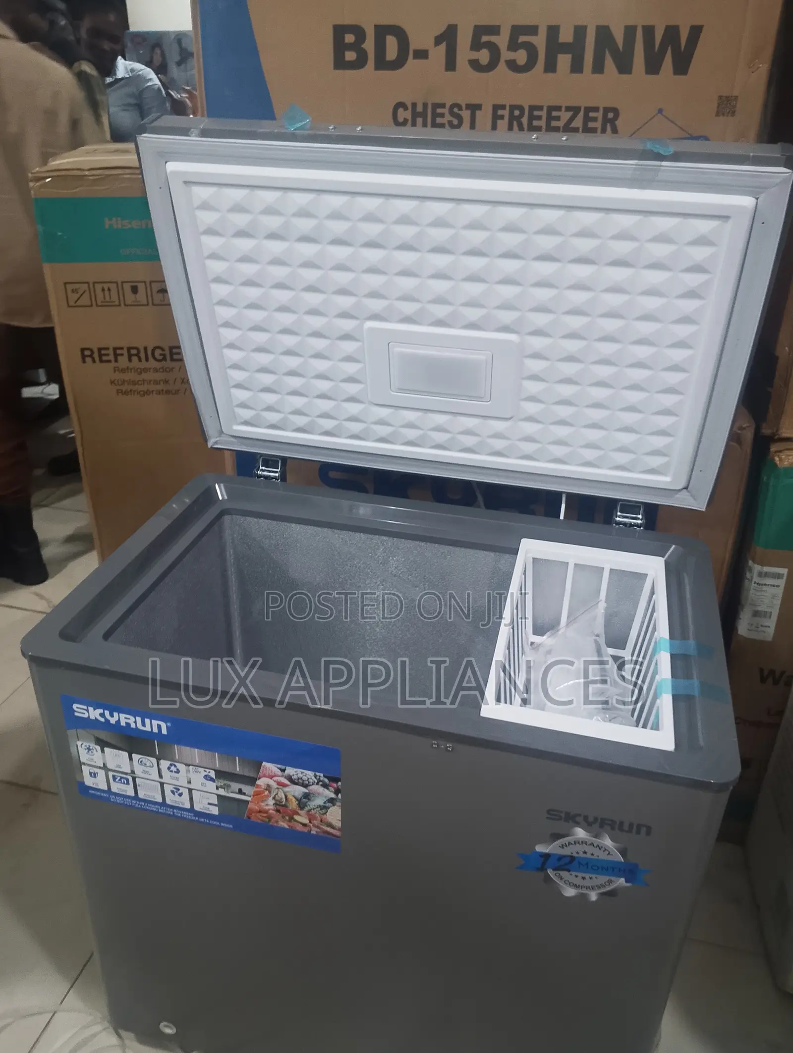 SKYRUN BD-155HW Retail Chest Freezer 155L