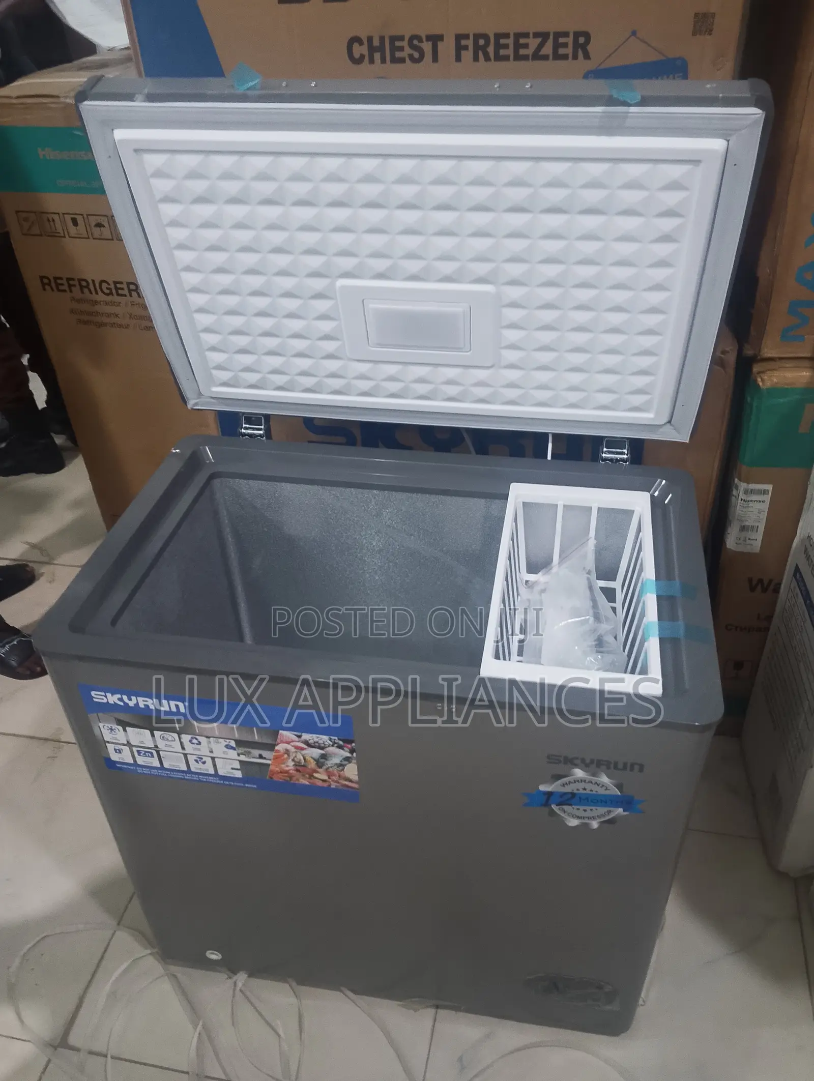 SKYRUN BD-155HW Large Storage Freezer 155L