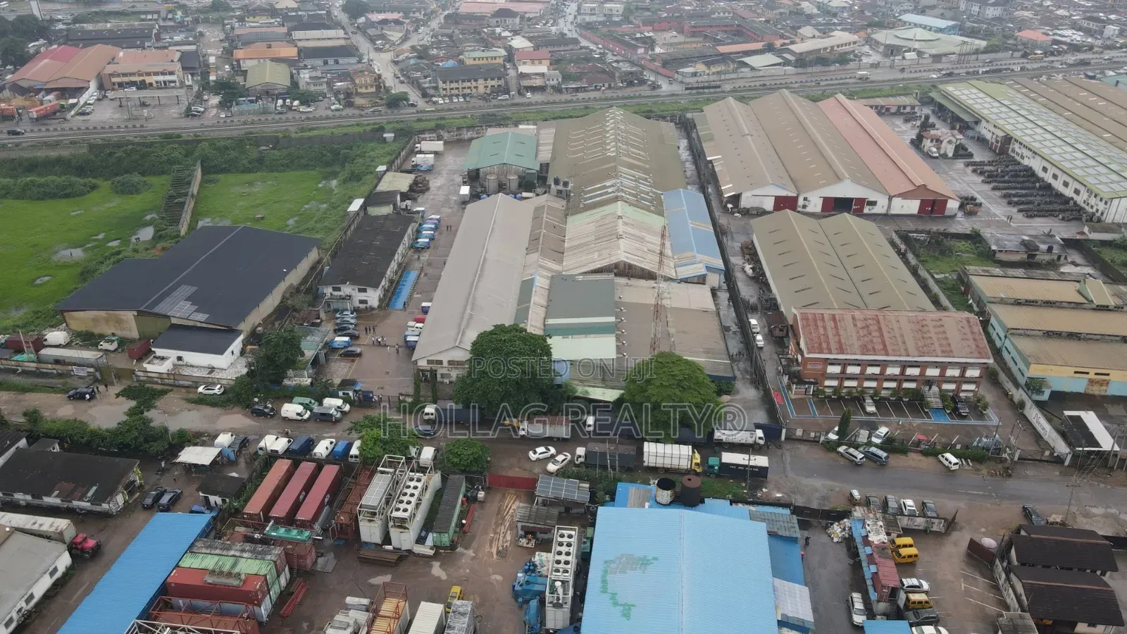 Prime Industrial Property on 16,570 SQMTS Land at Ikeja