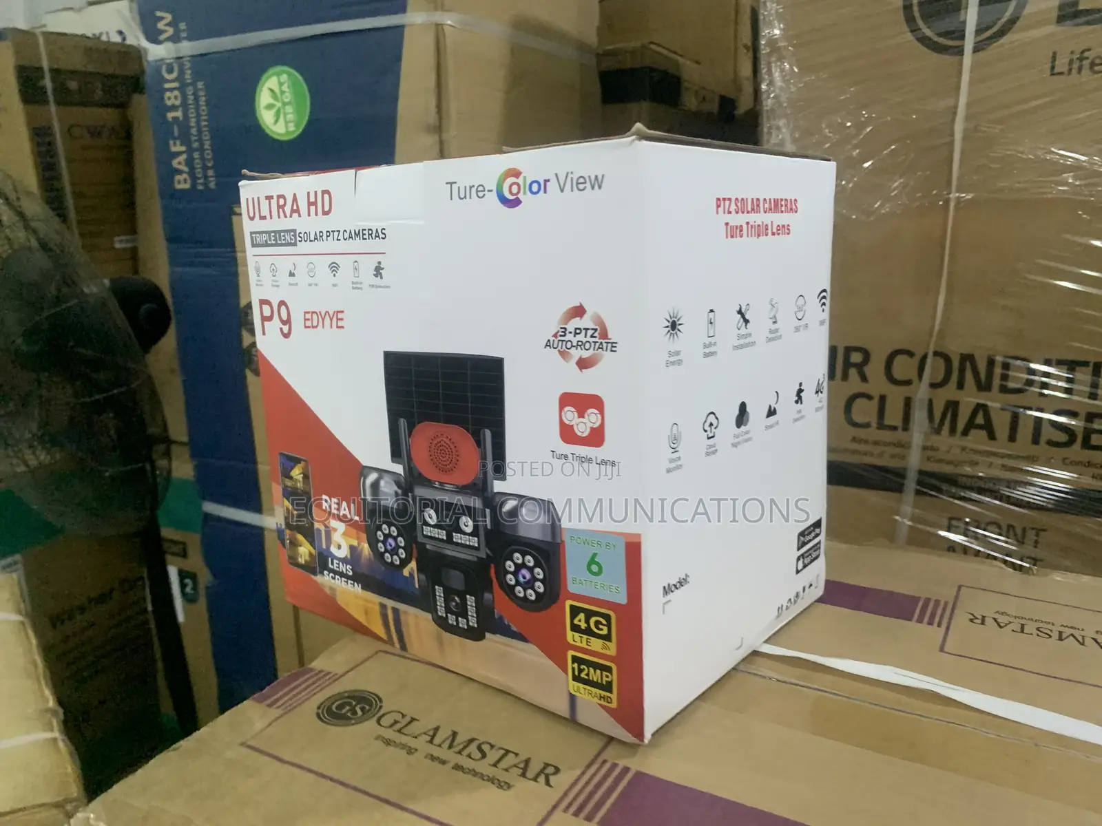Smart Solar PTZ Camera With 360° Coverage