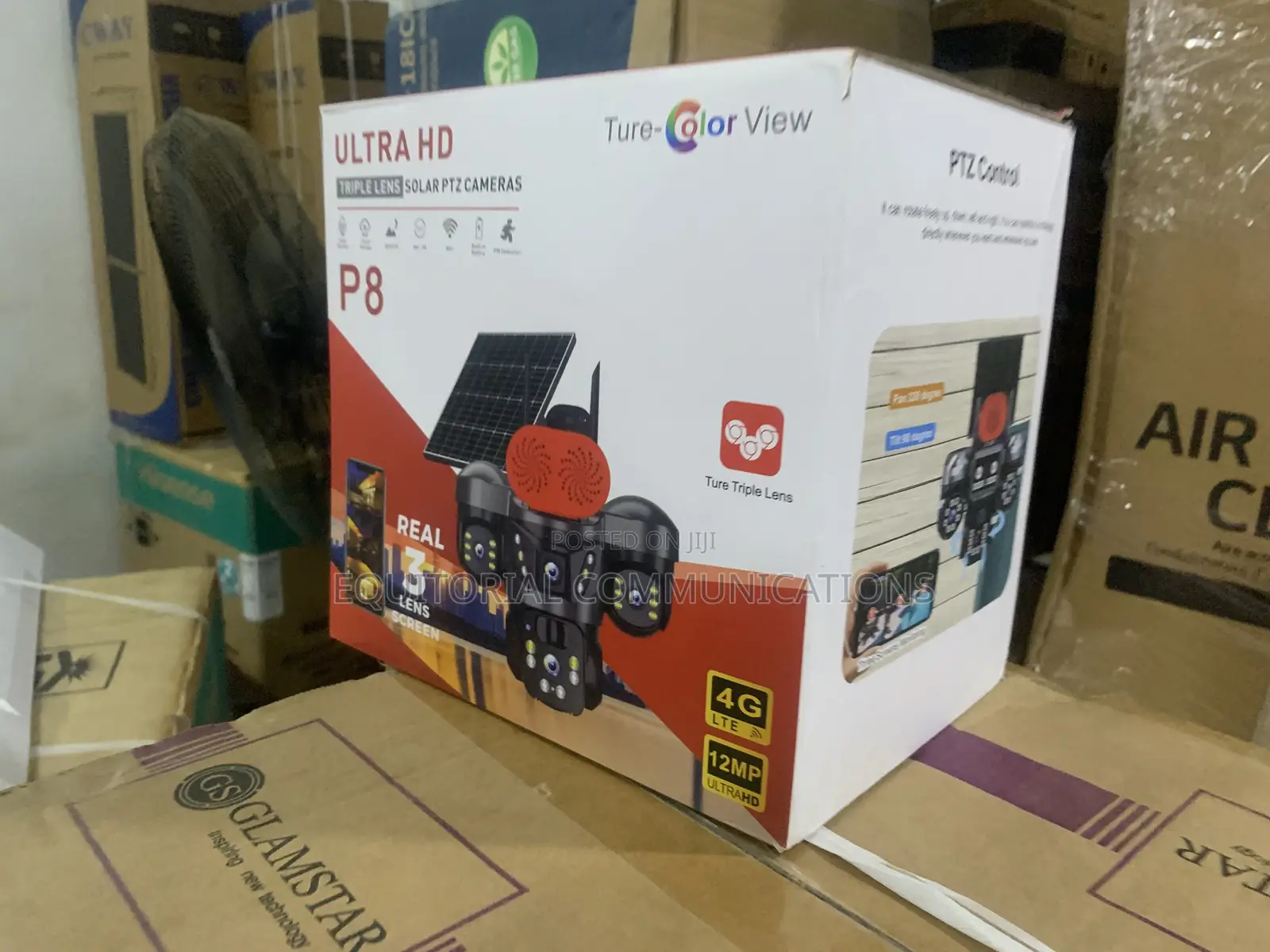 Smart Solar PTZ Camera With 360° Coverage