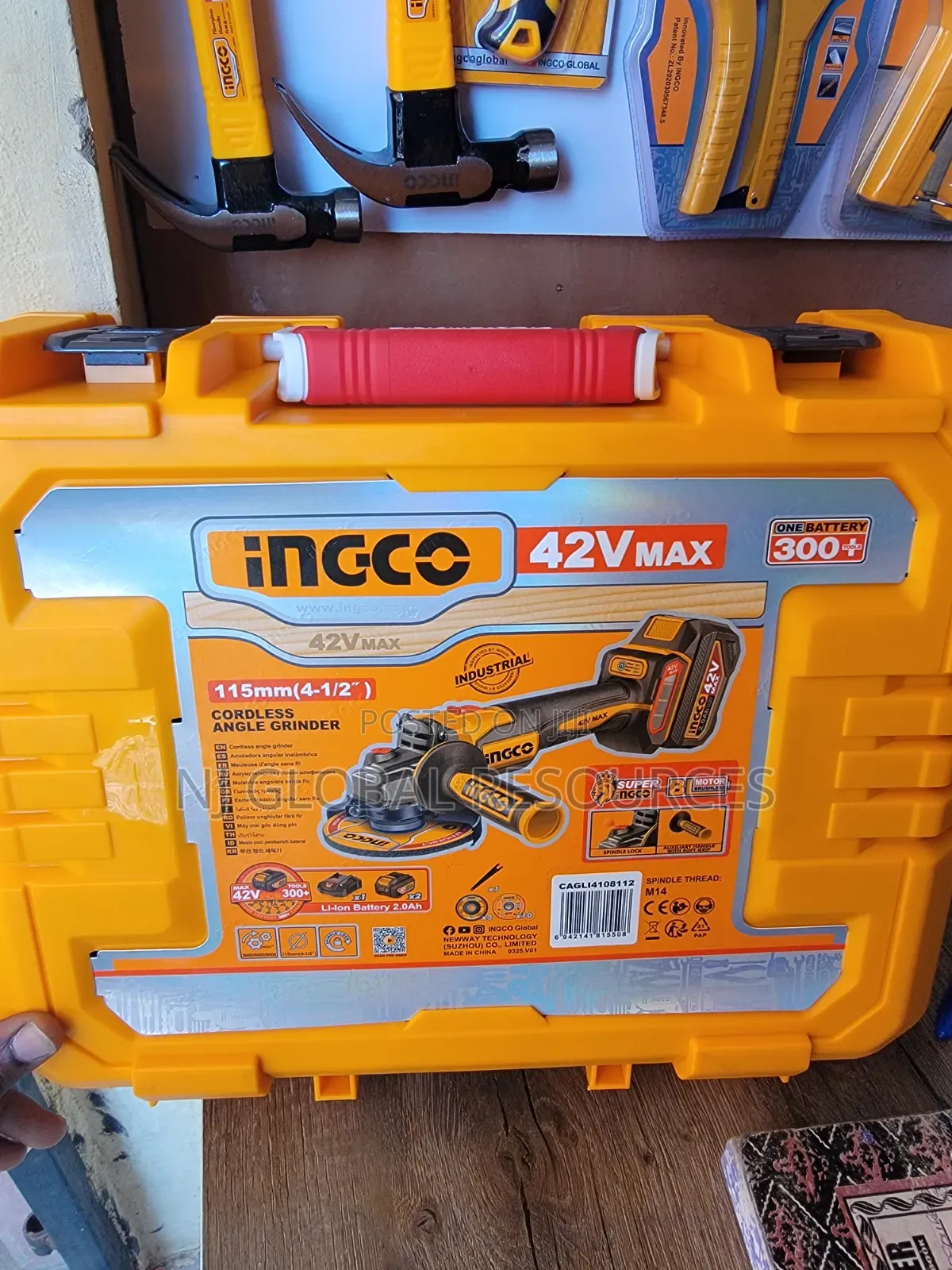 42v Cordless Angle Grinder 1080 Ingco