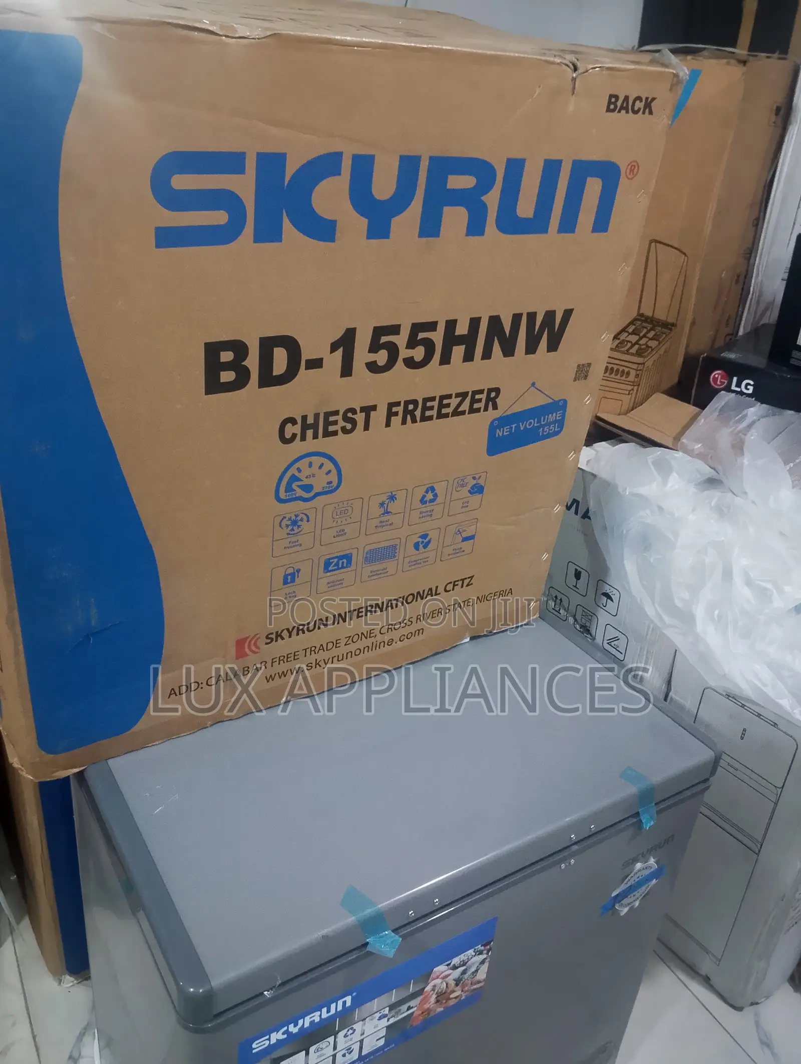 SKYRUN BD-155HW 155L Food Storage Deep Freezer