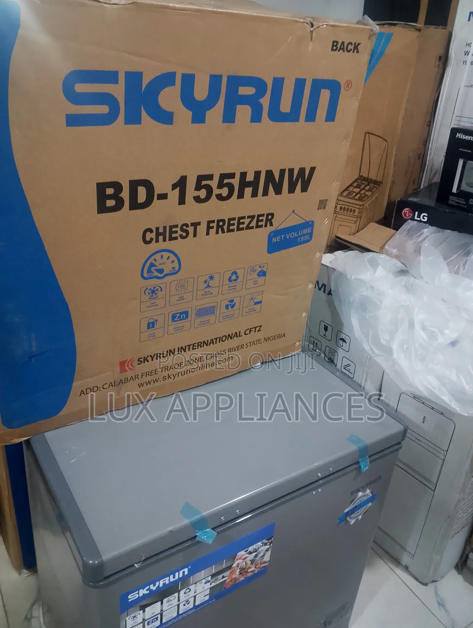 SKYRUN BD-155HW 155L Food Storage Deep Freezer