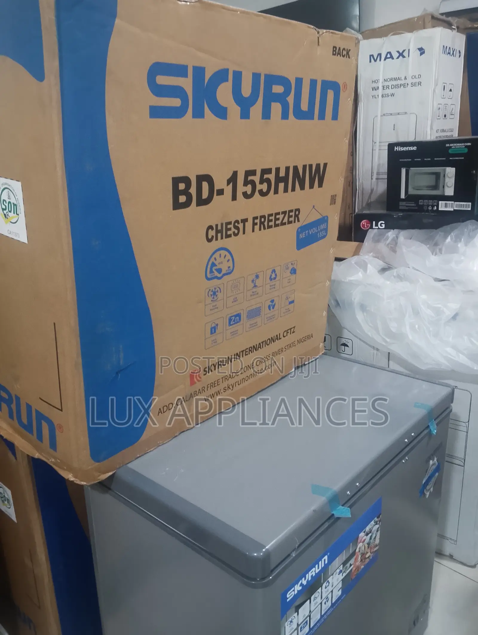 SKYRUN BD-155HW 155L Ice Storage Chest Freezer