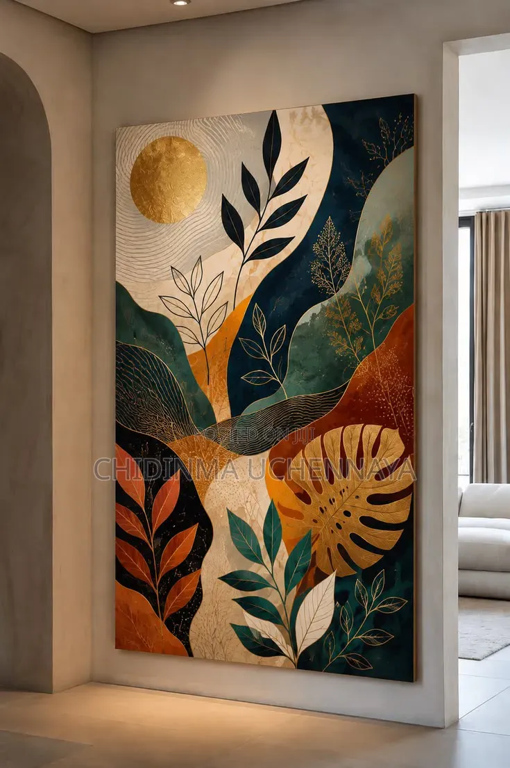 Watercolor Plant Canvas Wall Artwork