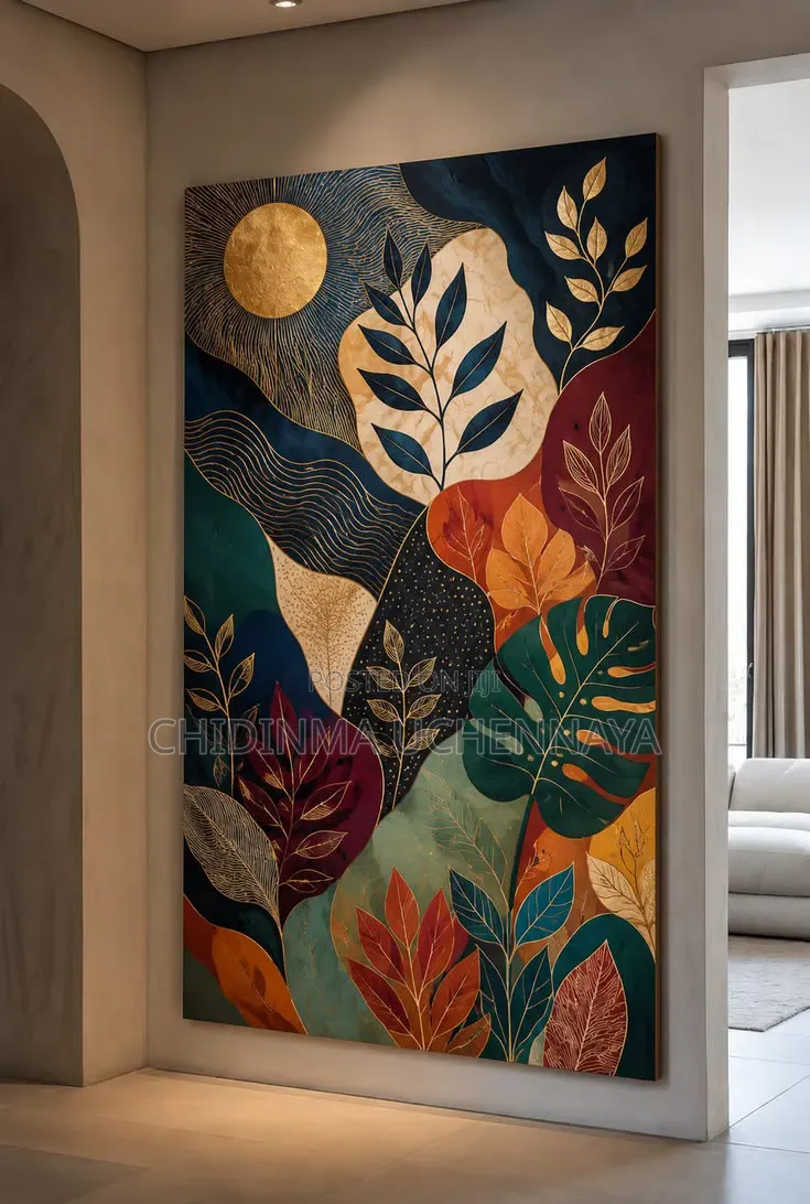 Watercolor Plant Canvas Wall Artwork