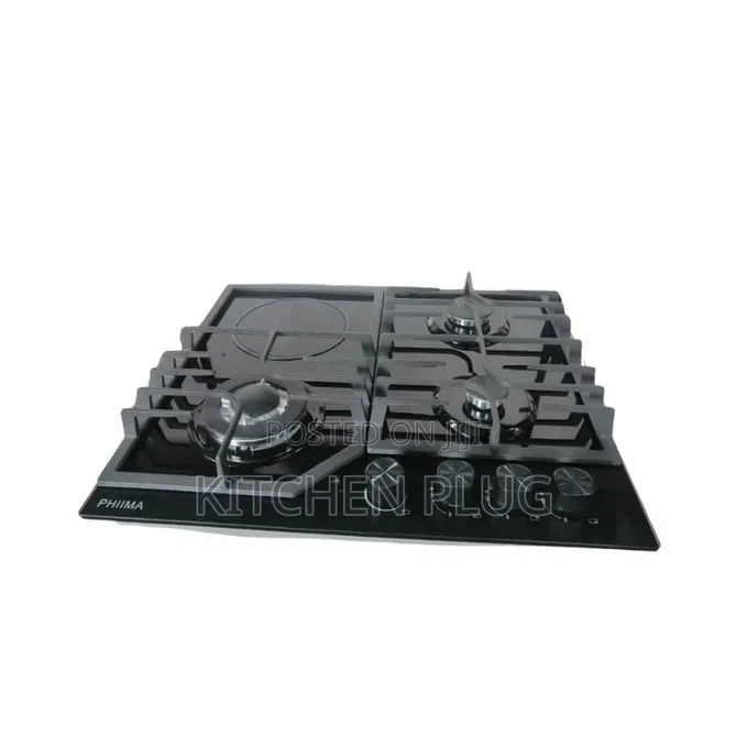Polystar 3-Burner Built-in Gas Hob With an Electric Hotplate
