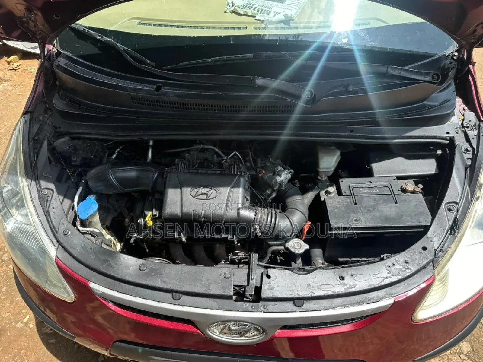 Hyundai I10 2007 Maroon