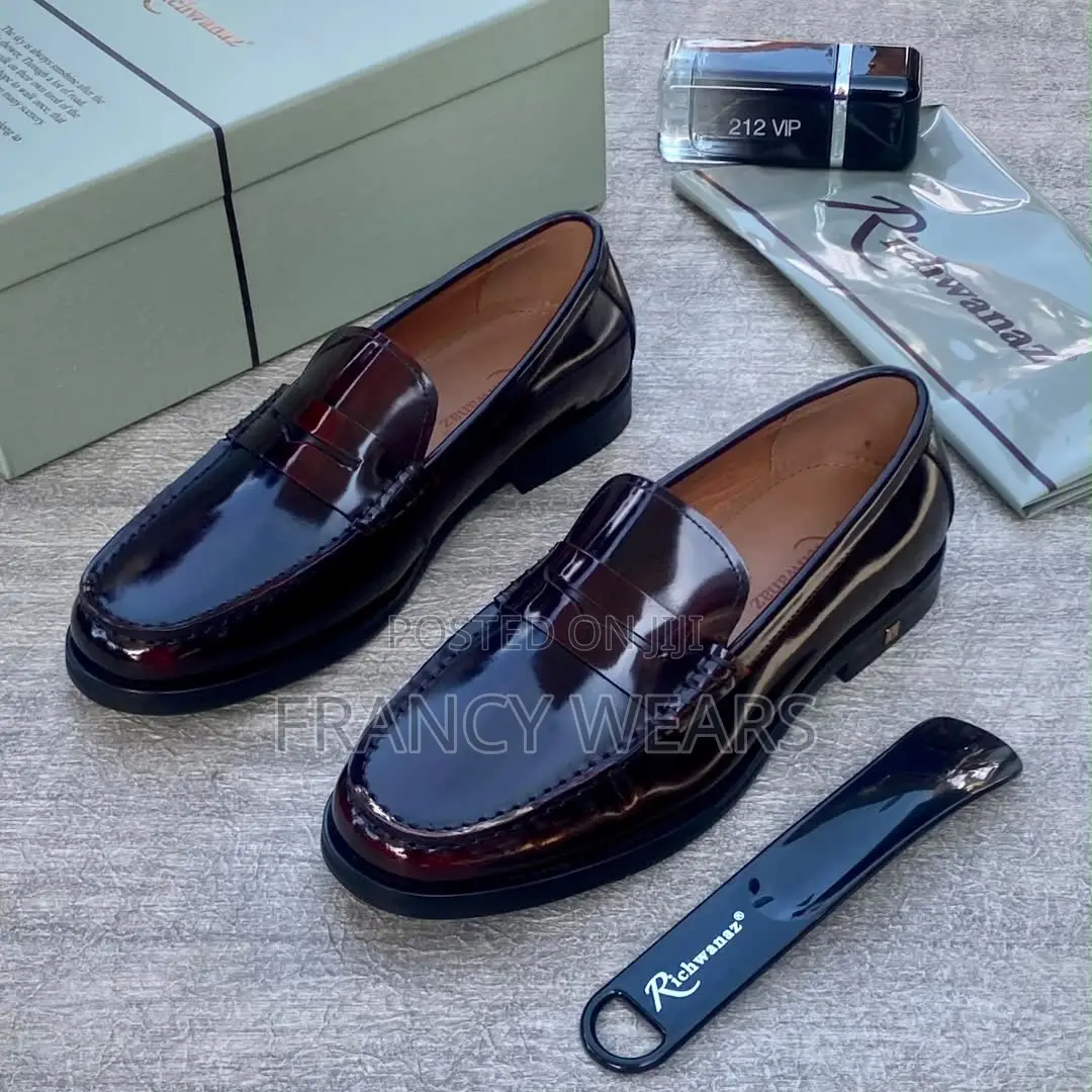 Premium Men’s Patent Leather Loafers