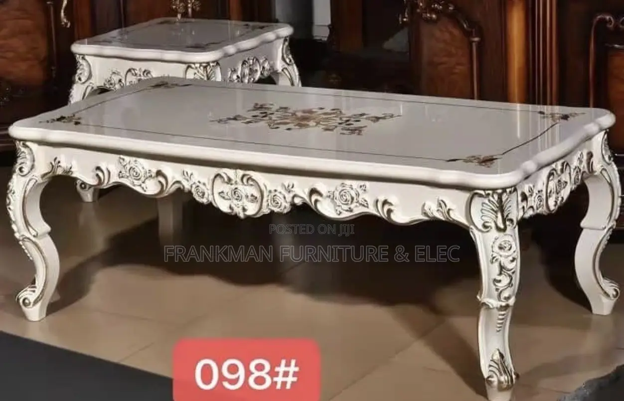 Stylish Center Tables With Two Side Stools
